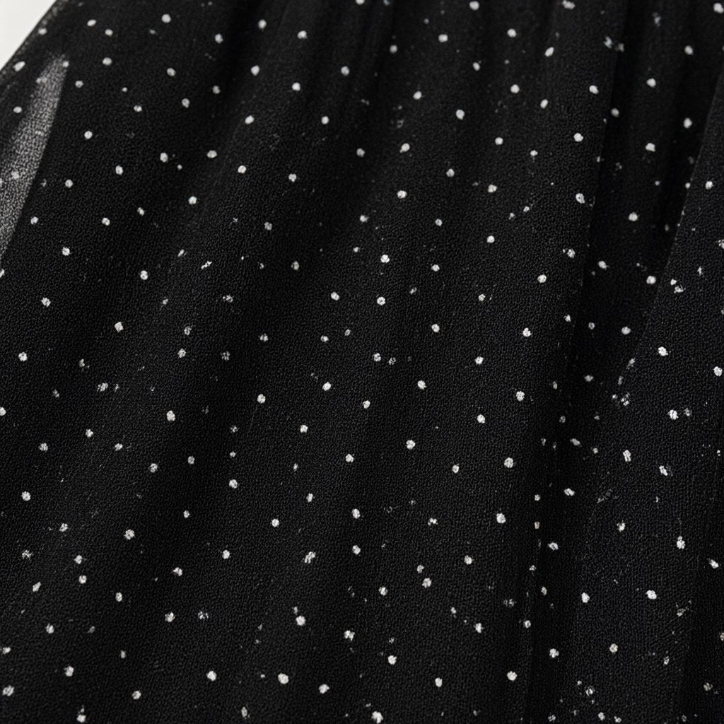 Detalle del tejido de Falda midi strass para mujer Angara Moda