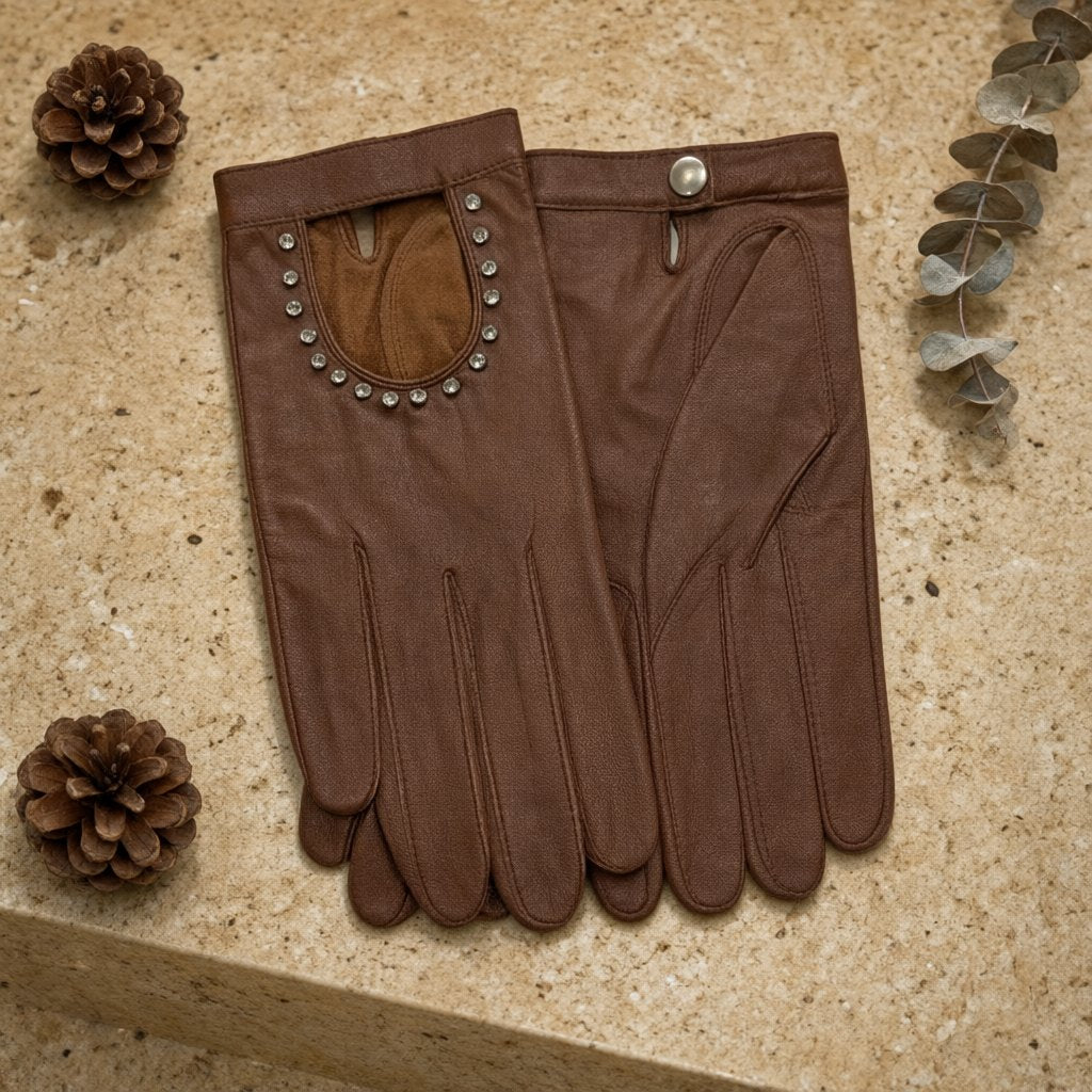 Guantes selam sobre una superficie para mujer Angara Moda