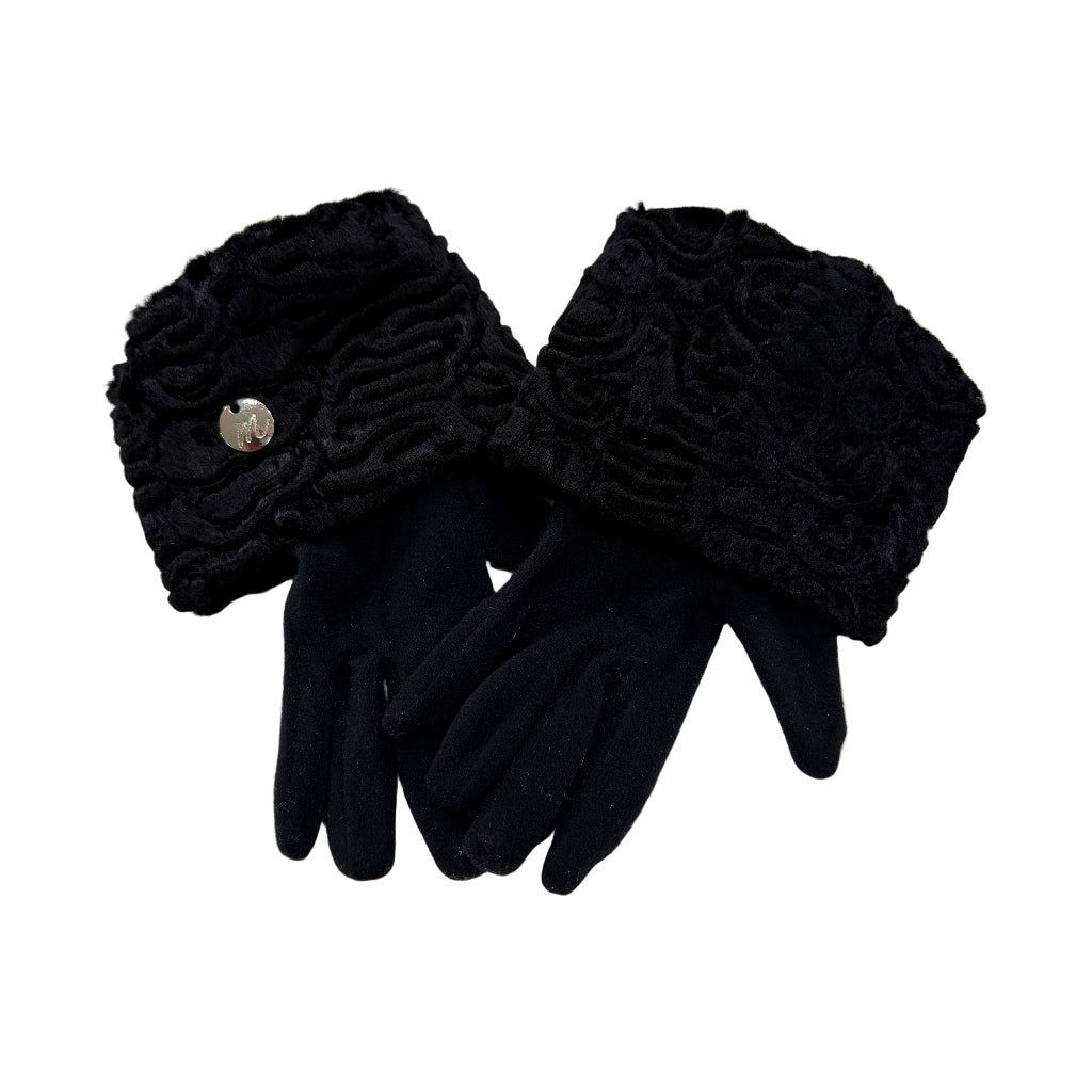 Guantes saba sobre fondo blanco para mujer Angara Moda