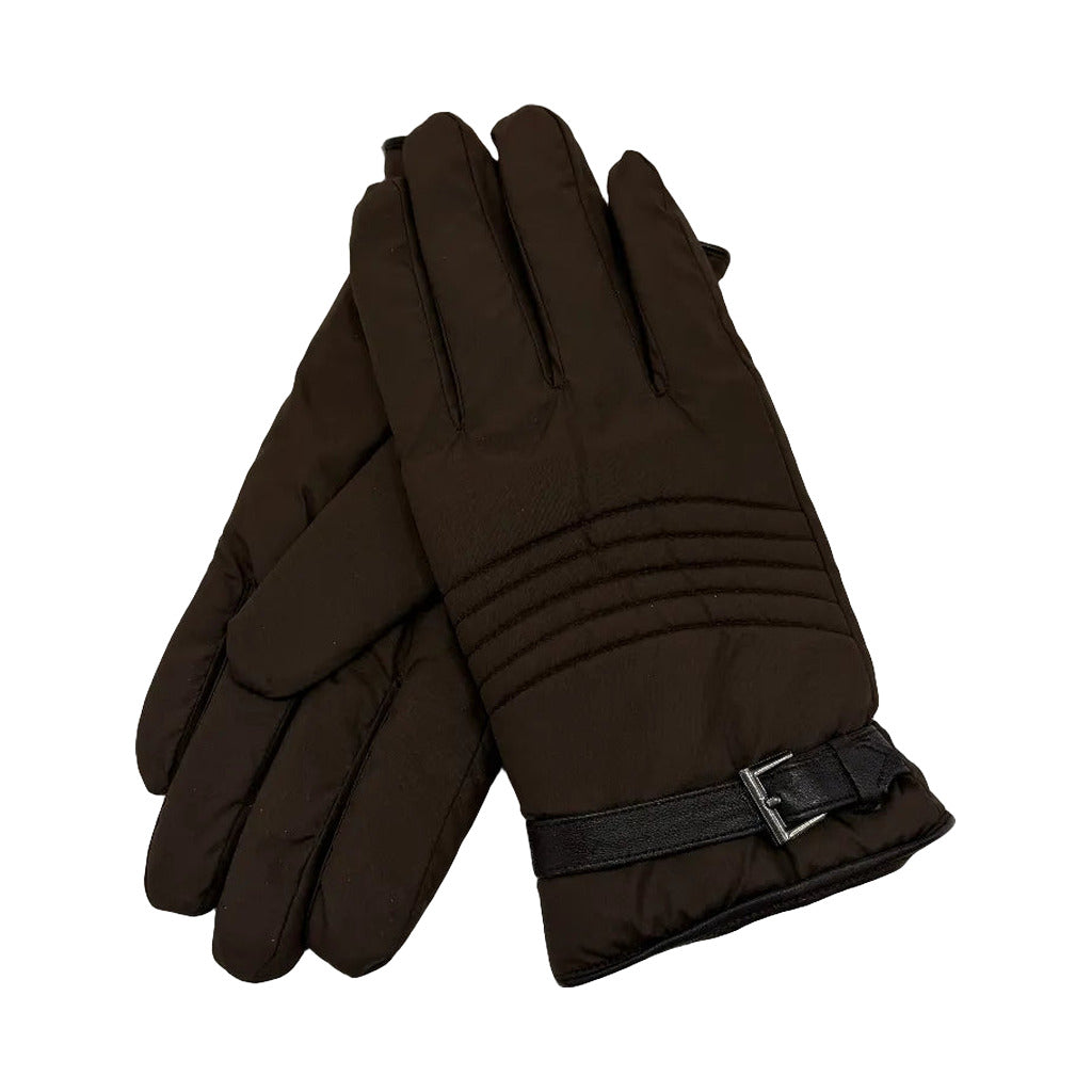 Guantes Liya en color Marrón sobre fondo blanco para mujer Angara Moda