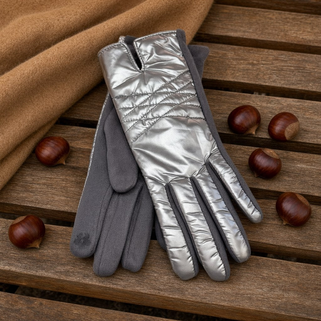 Guantes Hirut sobre una superficie para mujer Angara Moda