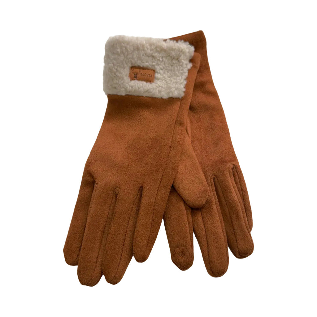 Guantes tola sobre fondo blanco para mujer Angara Moda