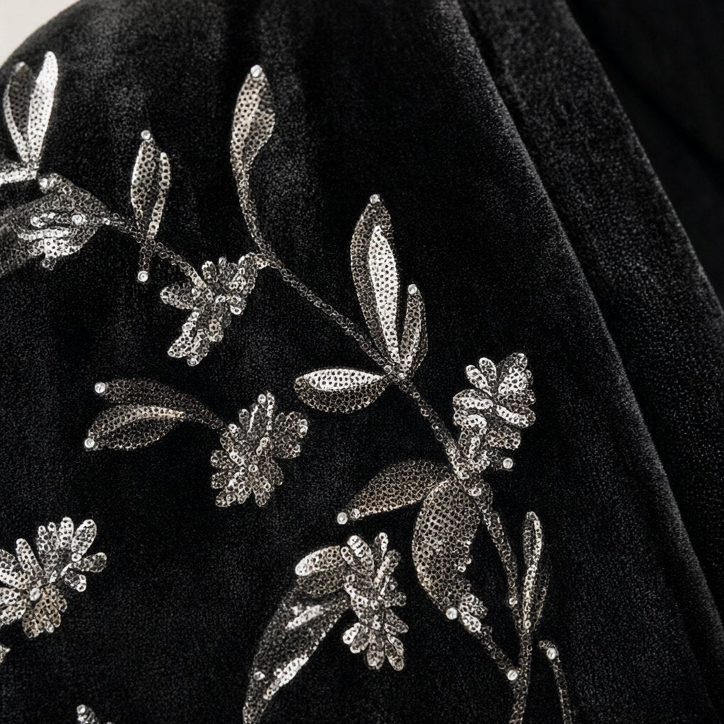 Detalle del tejido de Blazer Maud para mujer Angara Moda