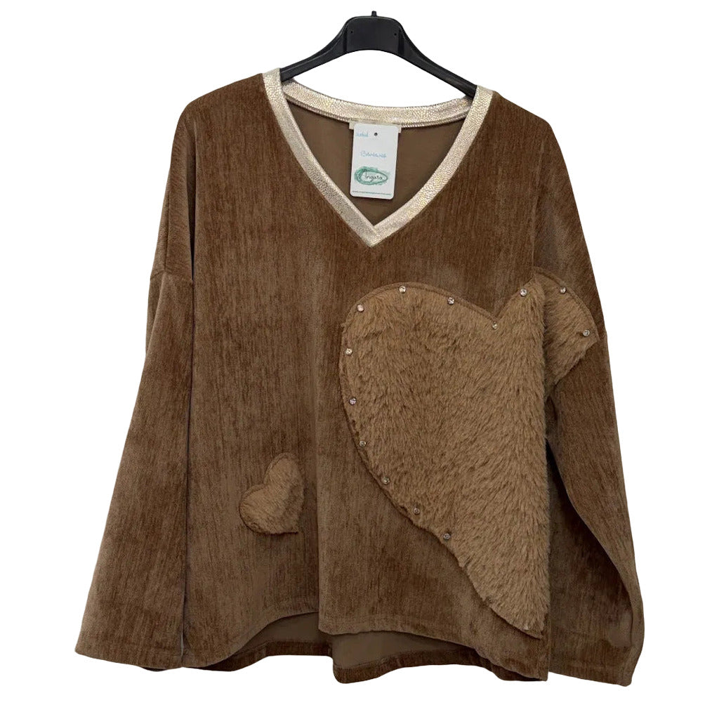 Sudadera Banana sobre fondo blanco para mujer Angara Moda