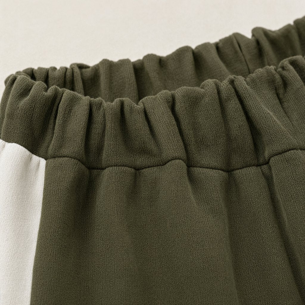 Detalle del tejido de Chandal rosa para mujer Angara Moda