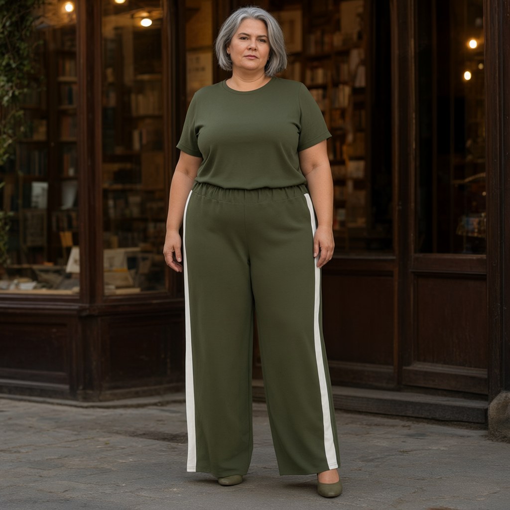 Chandal rosa con una modelo para mujer Angara Moda