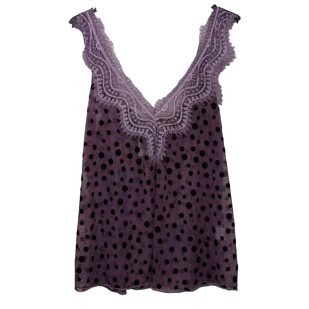 Lencera Jennifer en color Lila sobre fondo blanco para mujer Angara Moda