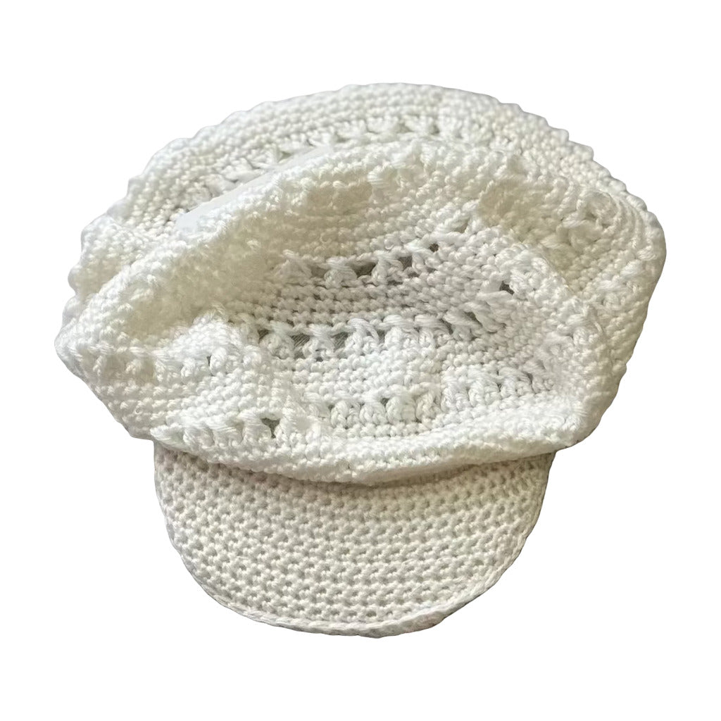 Gorro Juliette en color Blanco sobre fondo blanco para mujer Angara Moda
