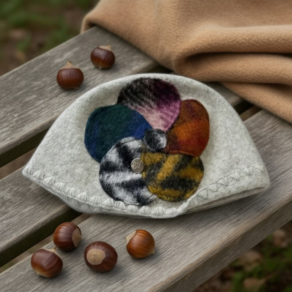 Gorro lea sobre una superficie para mujer Angara Moda