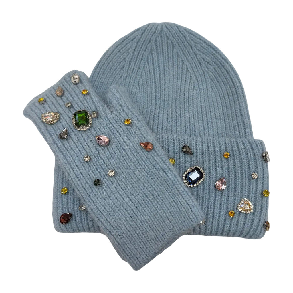 Gorro vanille sobre fondo blanco para mujer Angara Moda