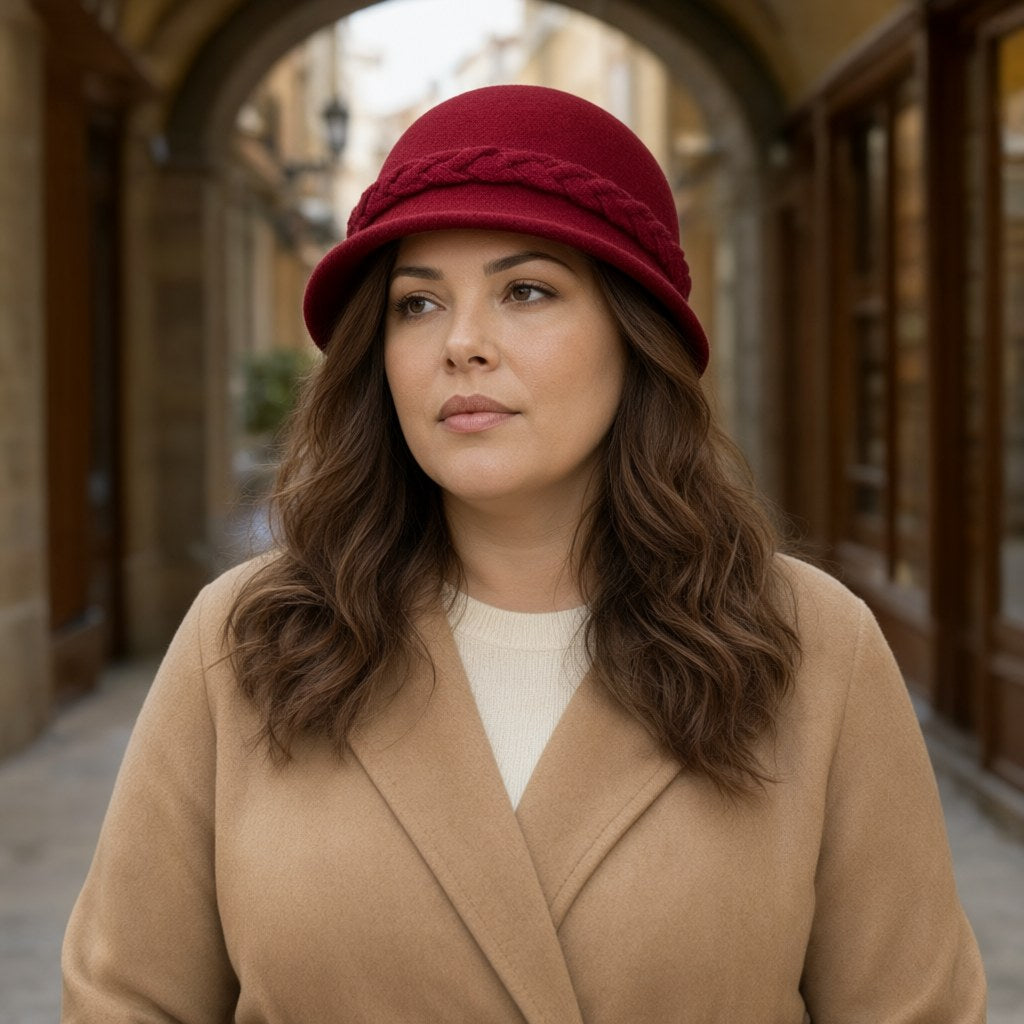 Gorro wendy con una modelo para mujer Angara Moda