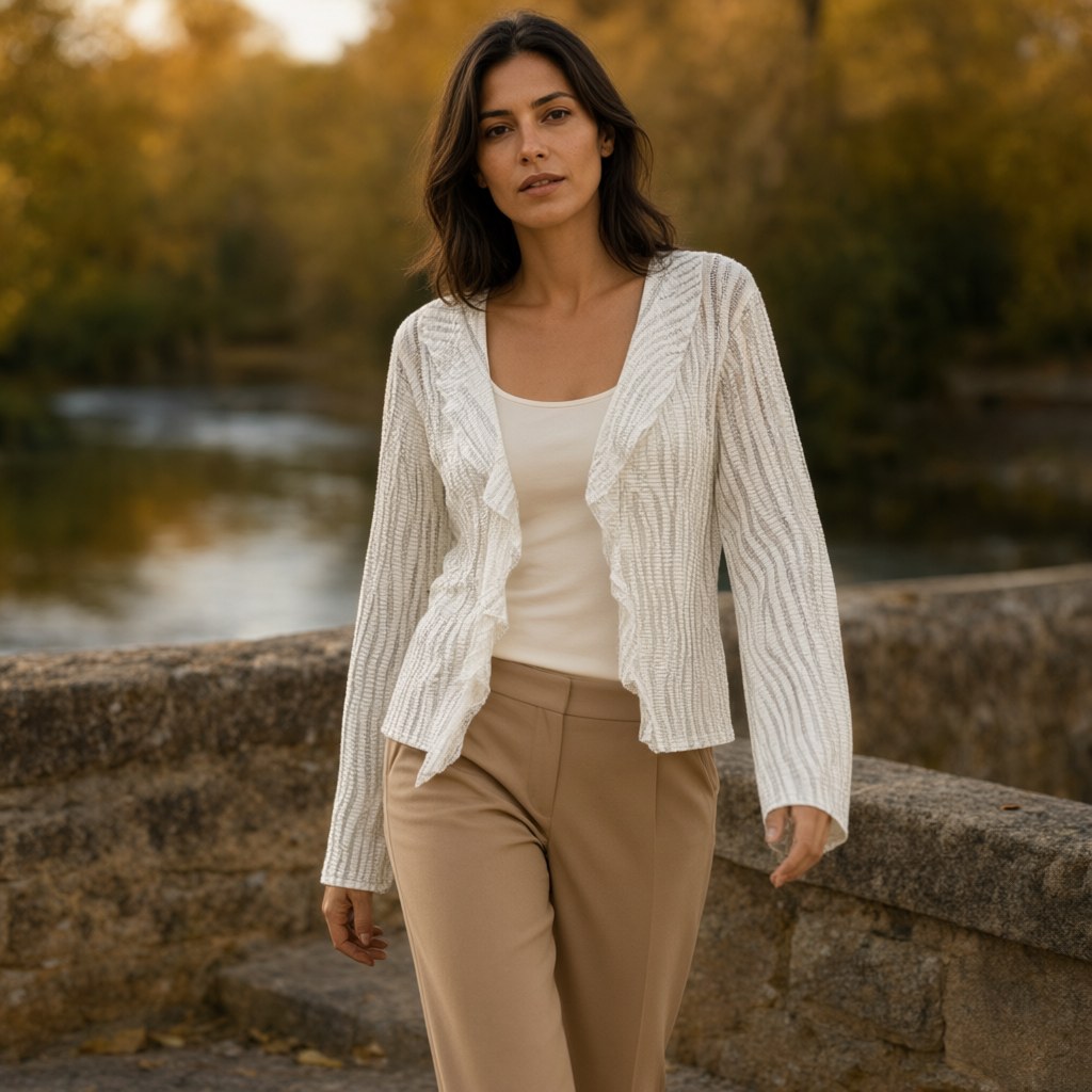 Blusa diamante con una modelo para mujer Angara Moda