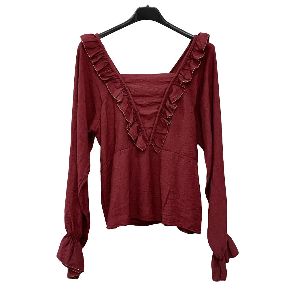 Blusa Zafiro sobre fondo blanco para mujer Angara Moda