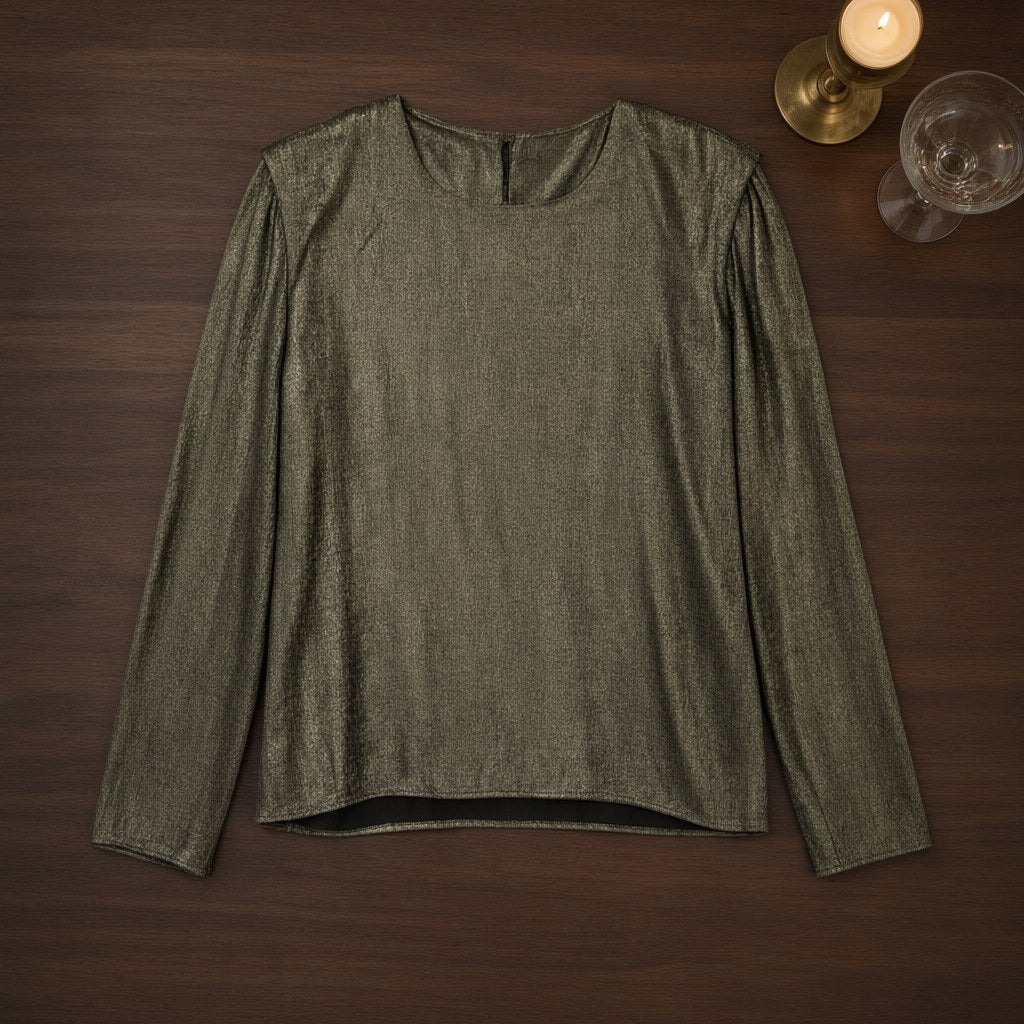 Blusa aguamarina desde arriba para mujer Angara Moda