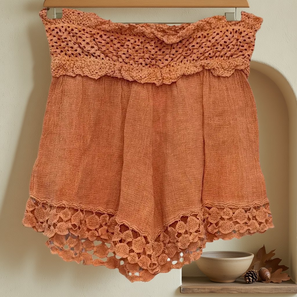 Pantalón corto Okapi colgada en un ambiente para mujer Angara Moda