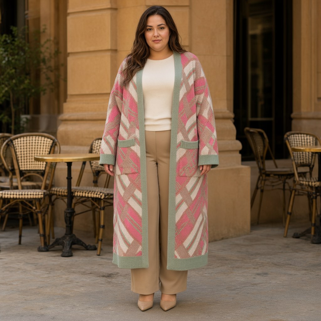 Chaqueta tapir con una modelo para mujer Angara Moda