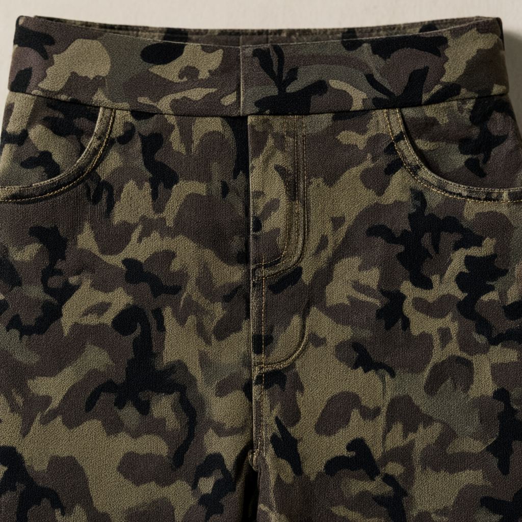Detalle del tejido de Pantalon Tijola para mujer Angara Moda