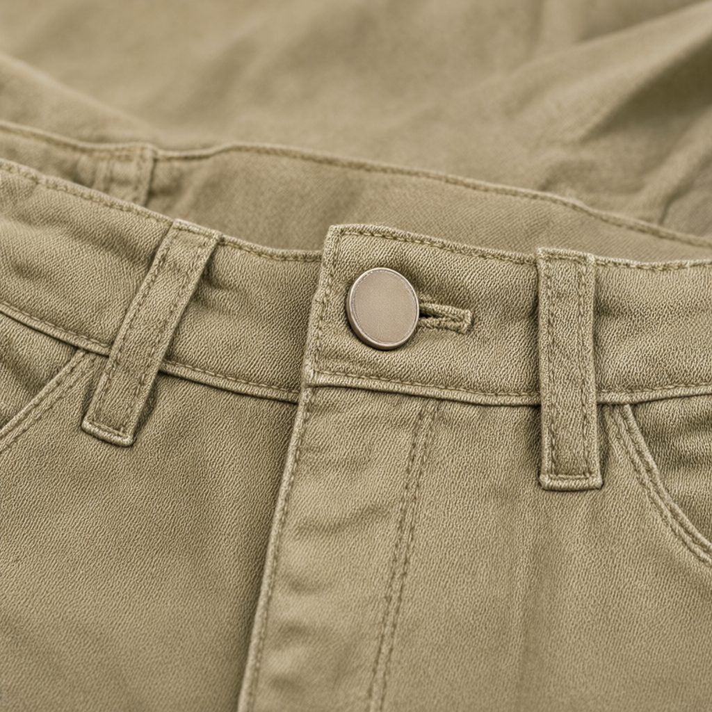 Detalle del tejido de Pantalon Ohanes para mujer Angara Moda