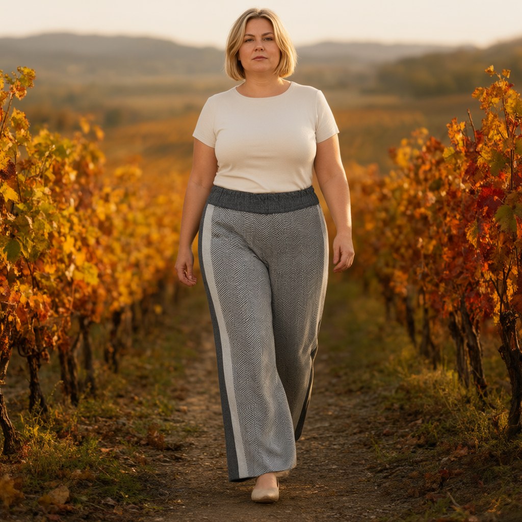 Pantalon Felix con una modelo para mujer Angara Moda