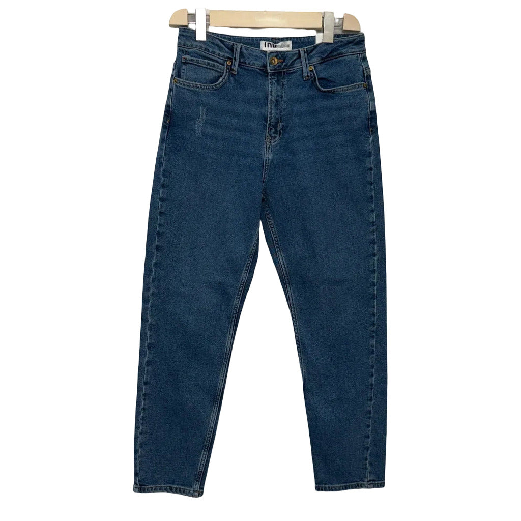 Pantalón vaquero Bonares en color único sobre fondo blanco para mujer Angara Moda
