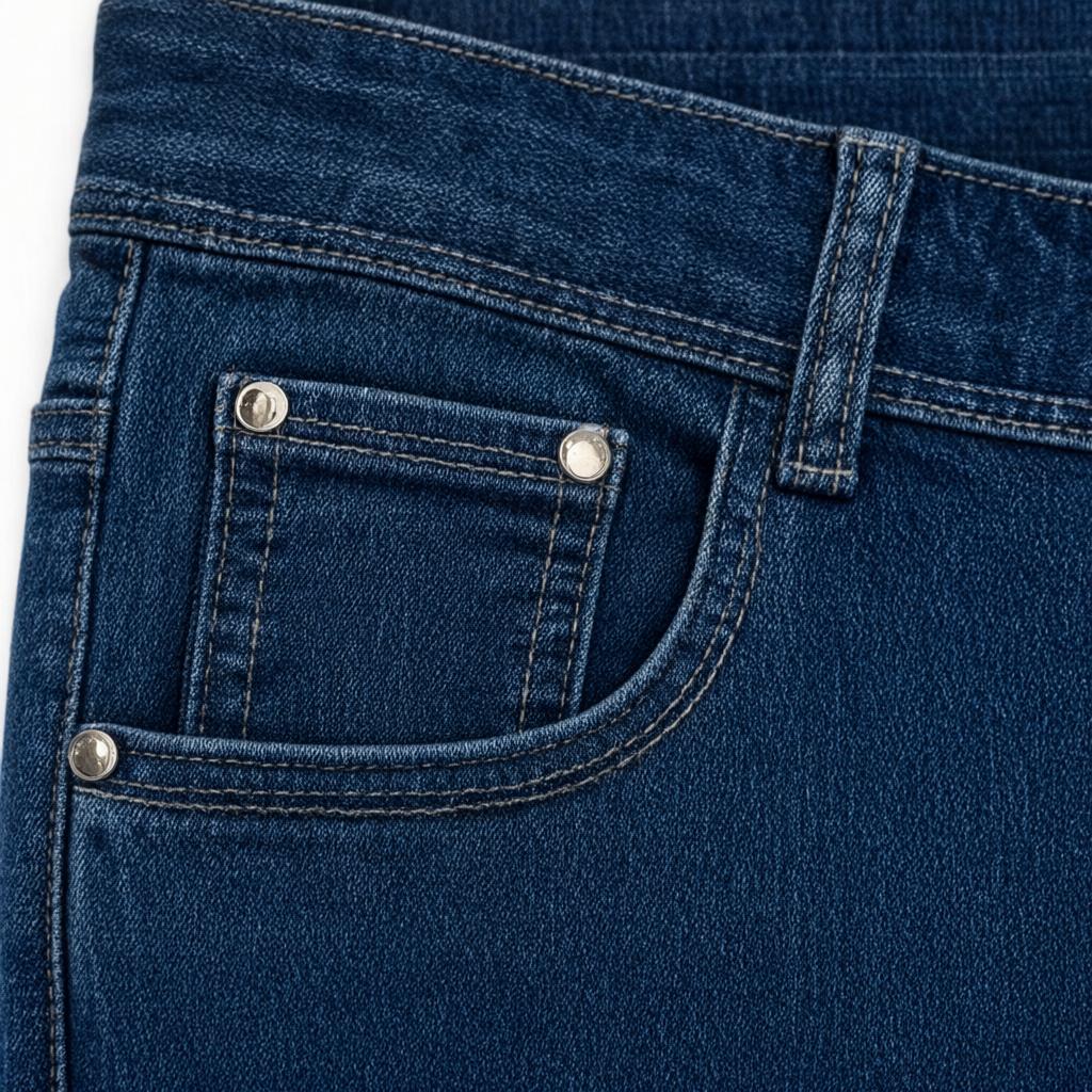 Detalle del tejido de Pantalon Niebla para mujer Angara Moda