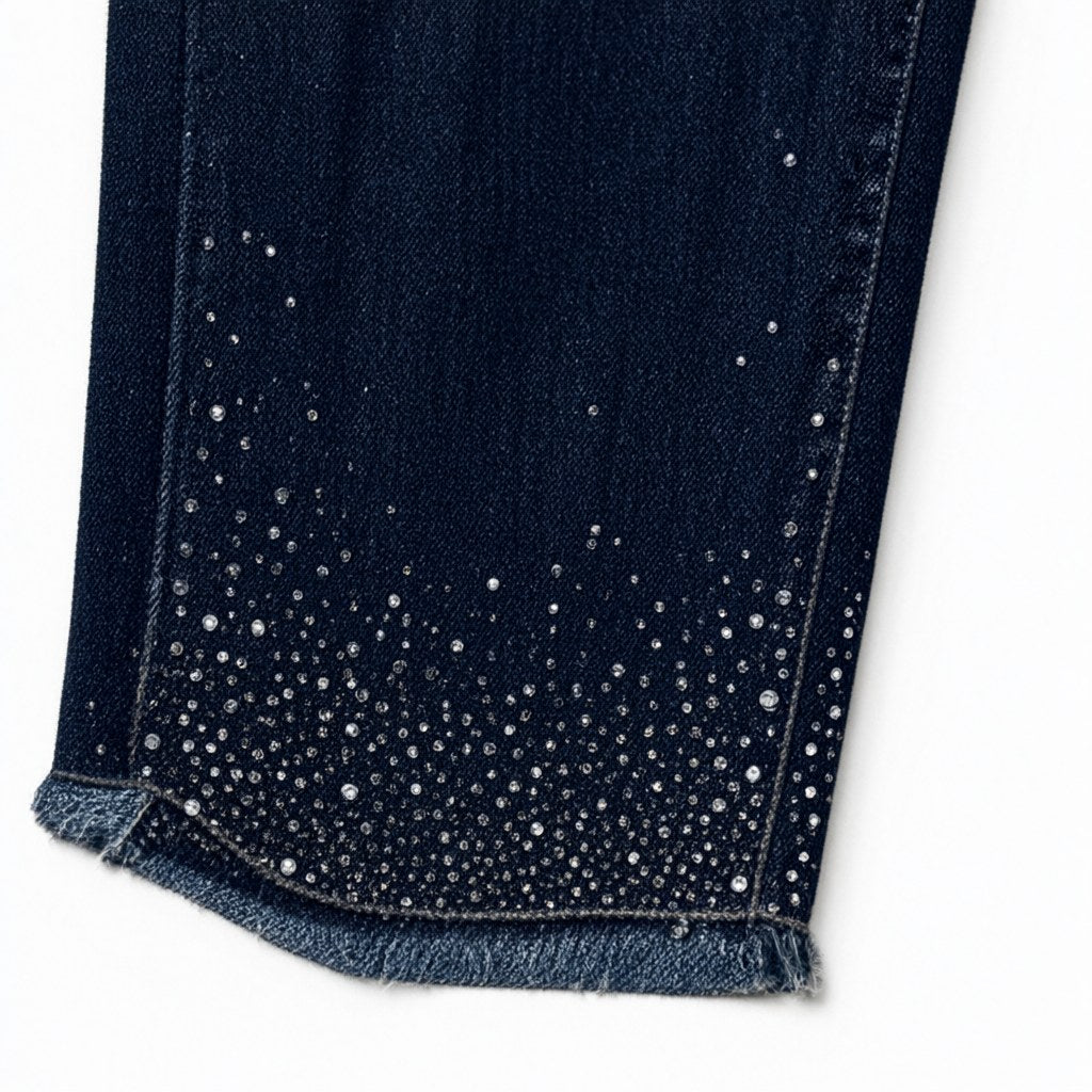 Detalle del tejido de Pantalon Rocino para mujer Angara Moda