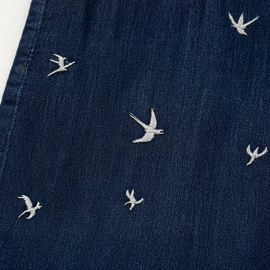 Detalle del tejido de Pantalon Beas para mujer Angara Moda