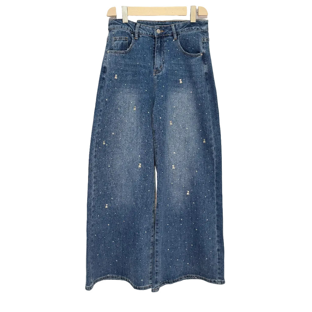 Pantalon vaquero Lucena sobre fondo blanco para mujer Angara Moda