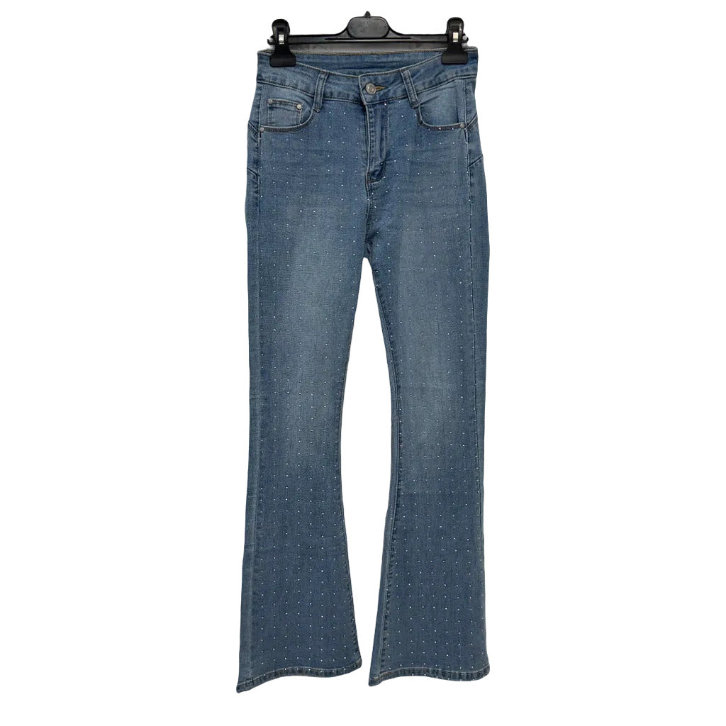 Pantalon Baeza en color único sobre fondo blanco para mujer Angara Moda