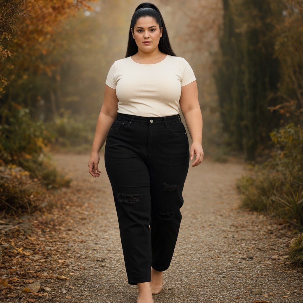 Pantalon Marchena con una modelo para mujer Angara Moda