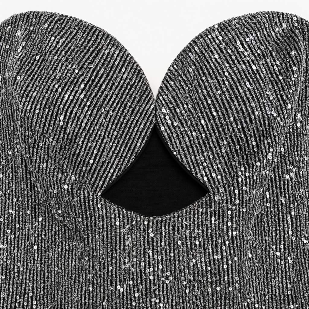 Detalle del tejido de Fiesta up helly para mujer Angara Moda