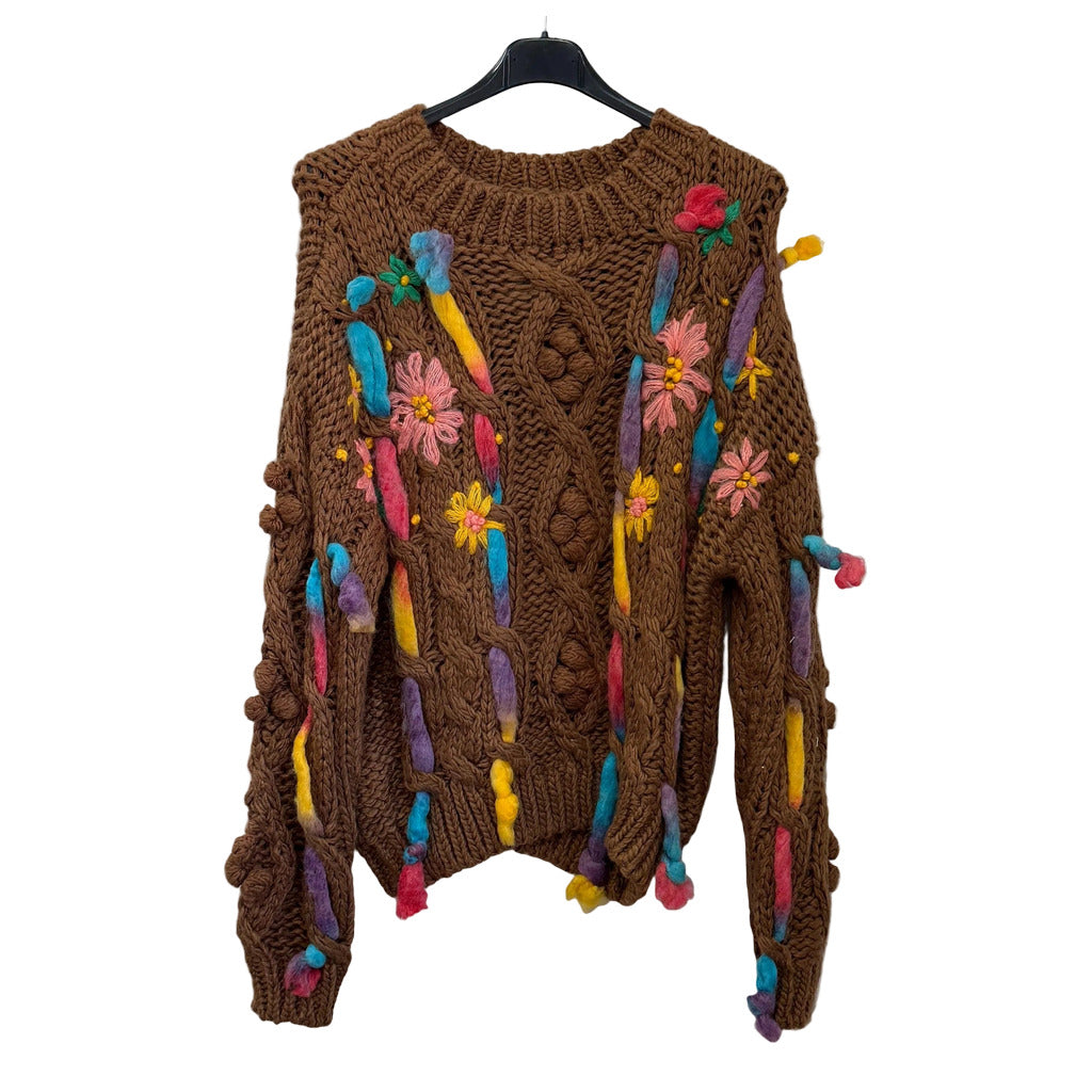 Jersey Emú sobre fondo blanco para mujer Angara Moda