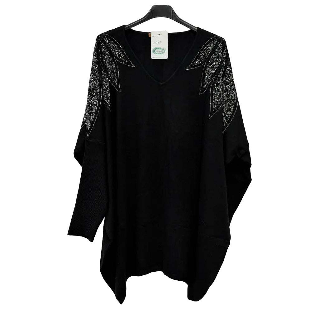 Jersey Loro sobre fondo blanco para mujer Angara Moda