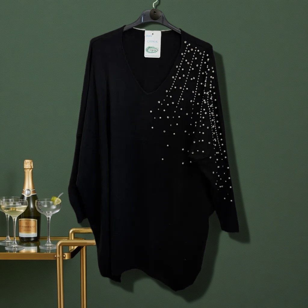Jersey Urraca colgada en un ambiente para mujer Angara Moda