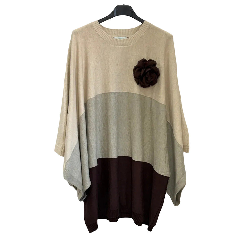 Jersey Quetzal en color Crema sobre fondo blanco para mujer Angara Moda