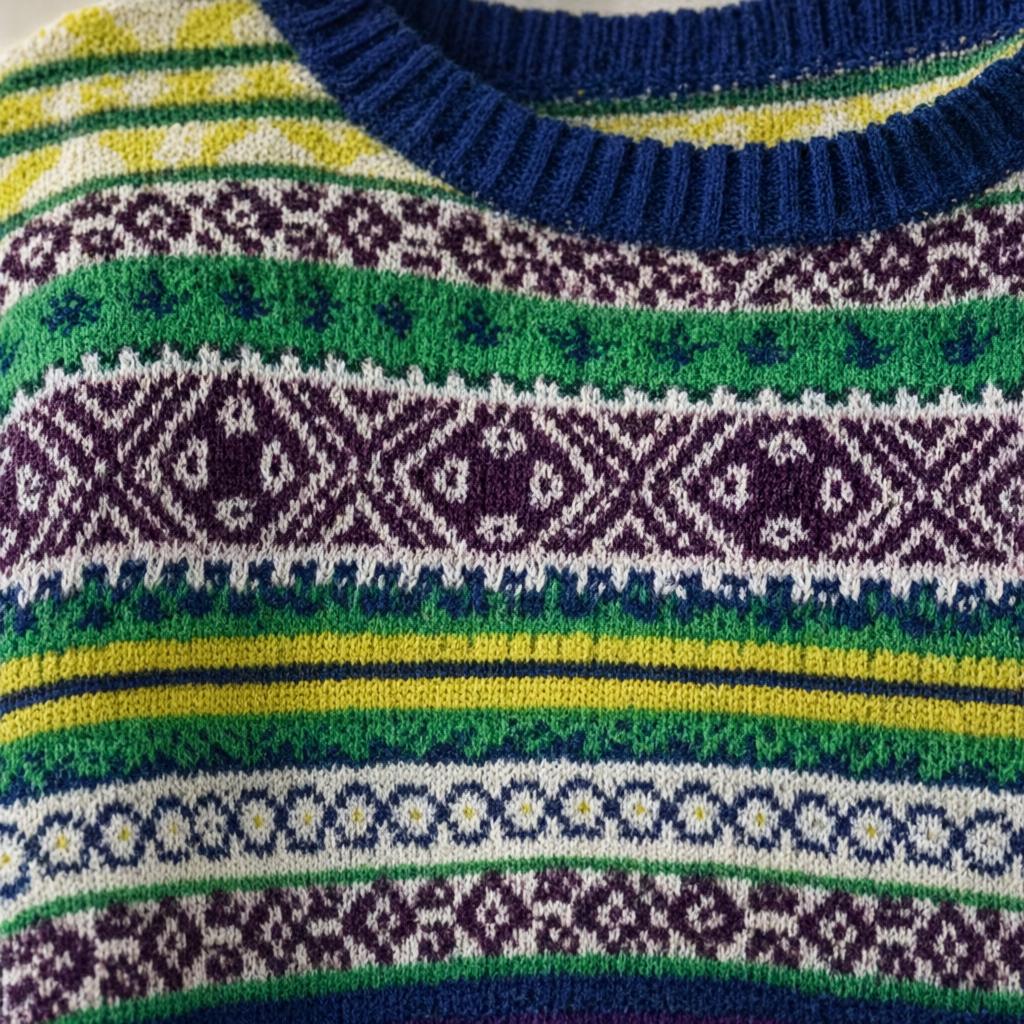 Detalle del tejido de Jersey Anu para mujer Angara Moda