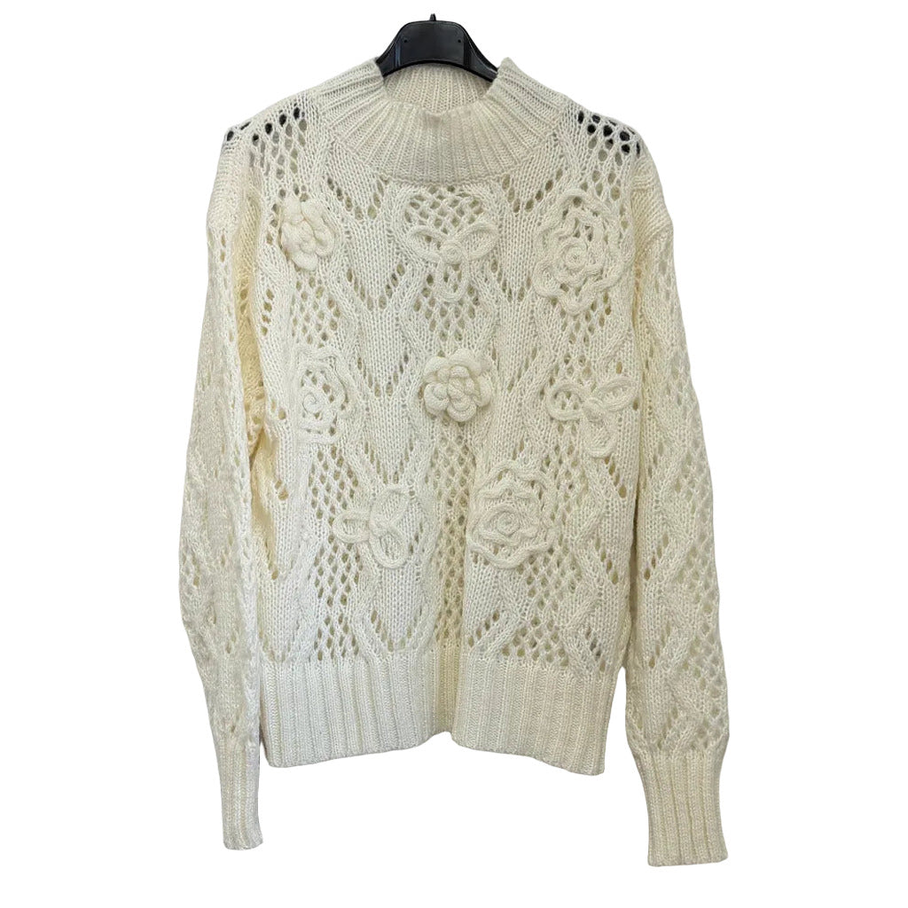 Jersey Turaco sobre fondo blanco para mujer Angara Moda