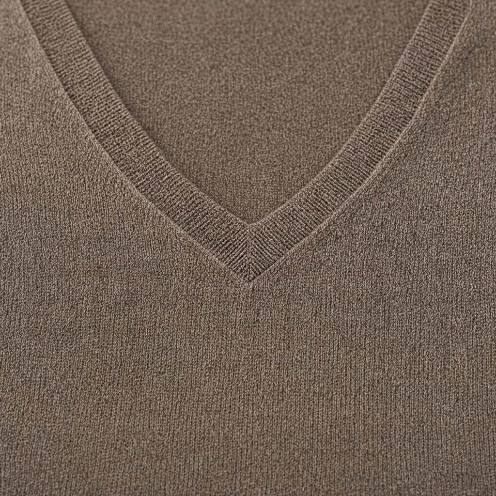 Detalle del tejido de Jersey Tordo para mujer Angara Moda