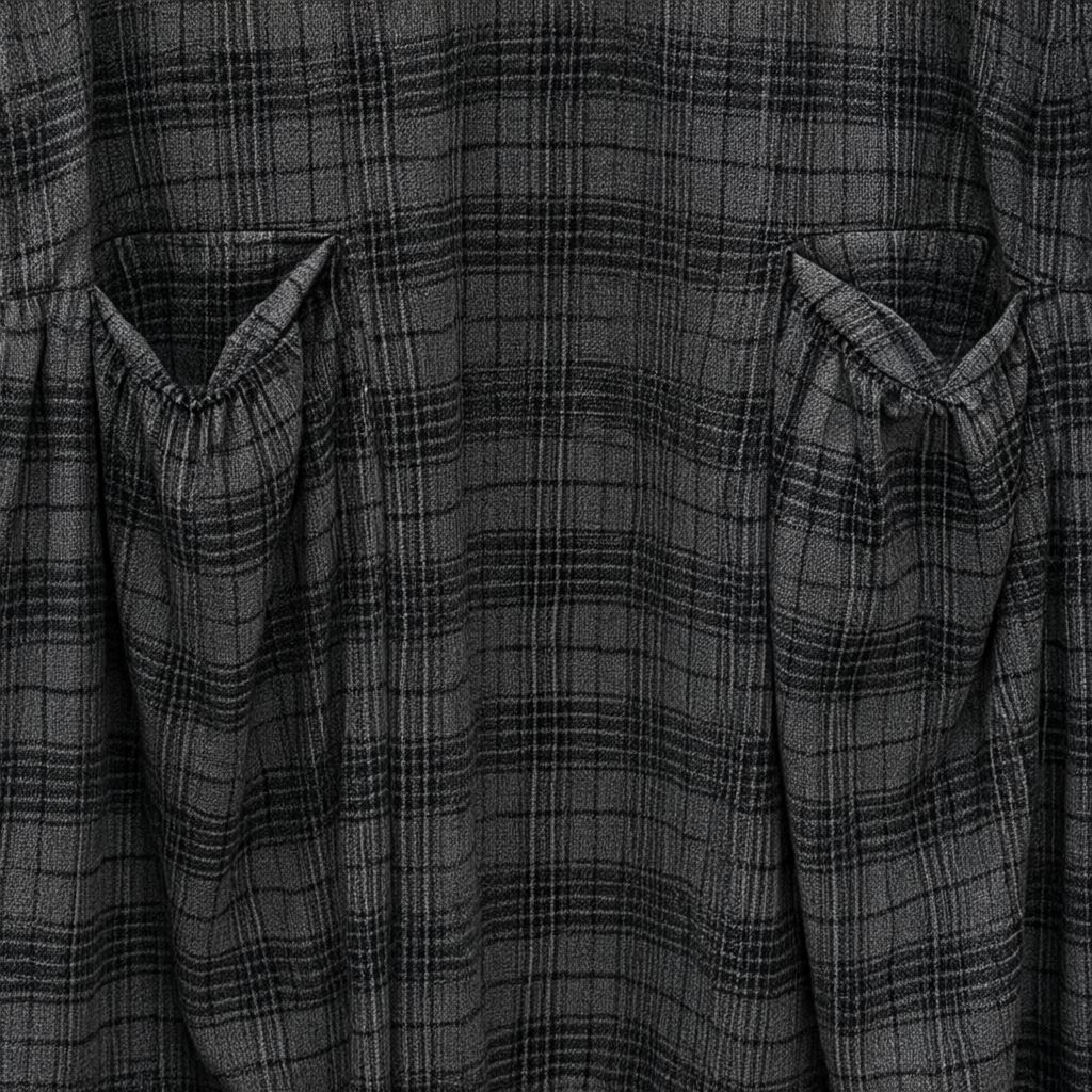 Detalle del tejido de Vestido largo aki para mujer Angara Moda
