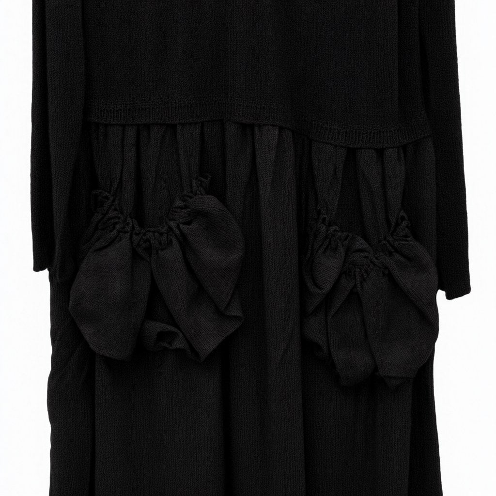 Detalle del tejido de Vestido midi Ava para mujer Angara Moda