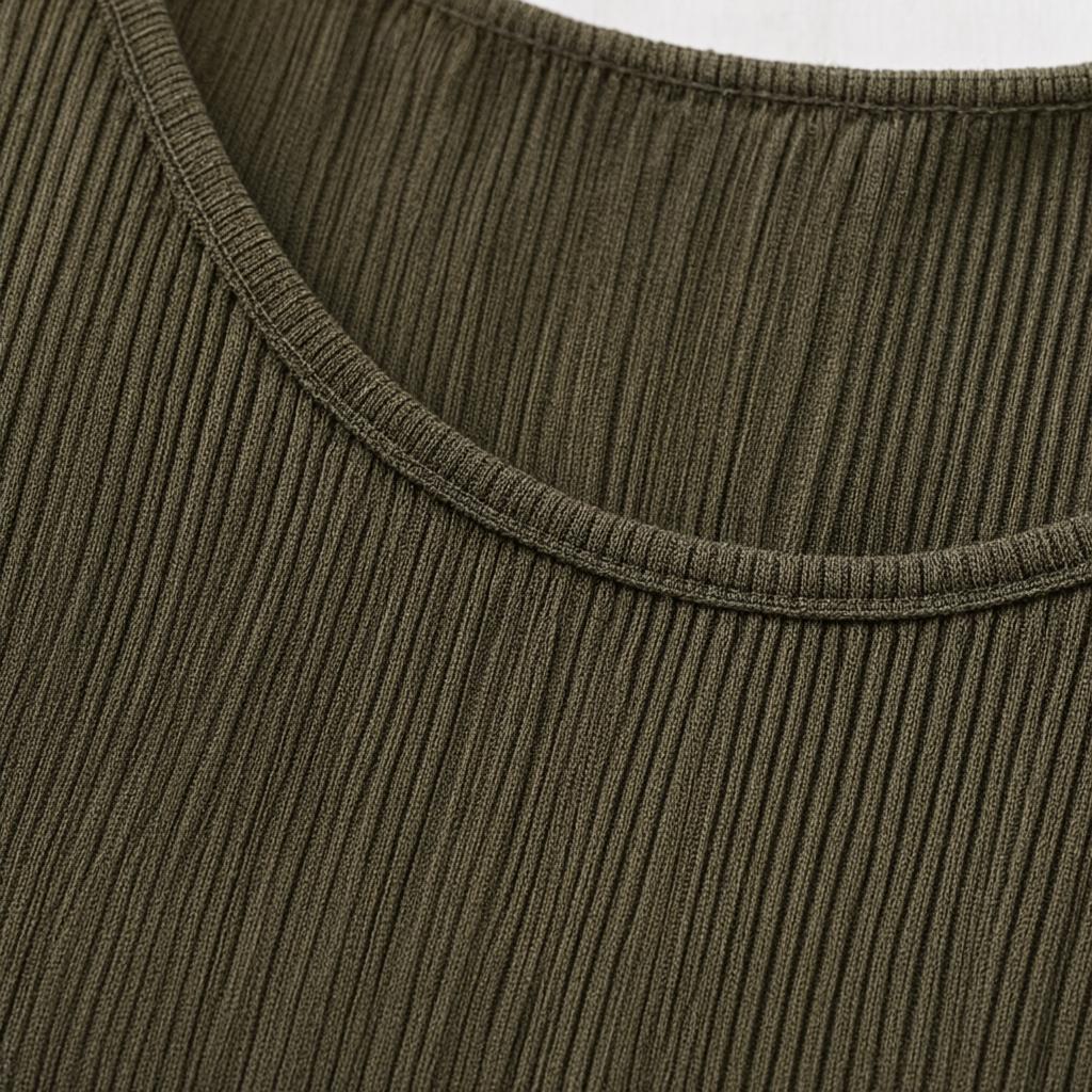 Detalle del tejido de Vestido midi bea para mujer Angara Moda