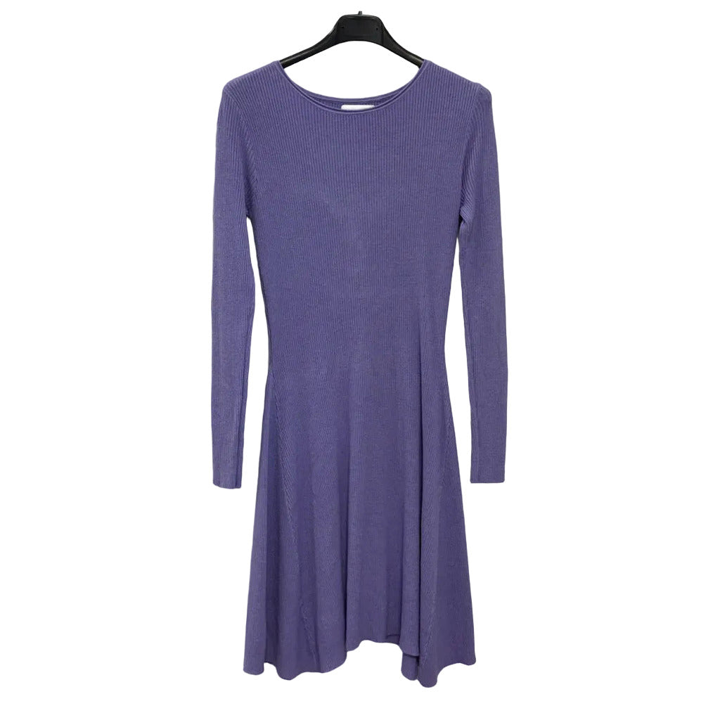 Vestido corto bina en color Lila sobre fondo blanco para mujer Angara Moda