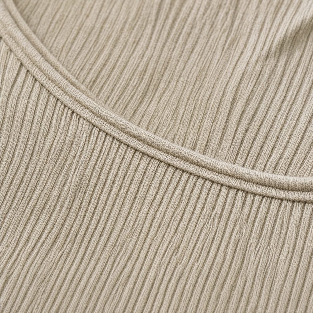 Detalle del tejido de Vestido corto bina para mujer Angara Moda