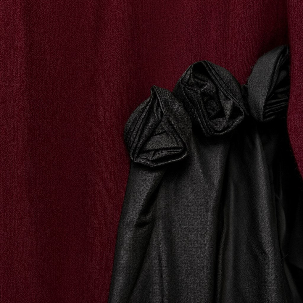 Detalle del tejido de Vestido largo ema para mujer Angara Moda