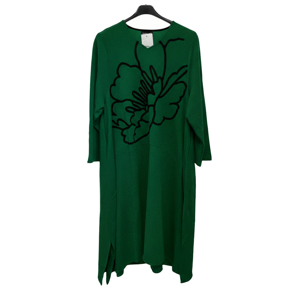 Vestido midi eva sobre fondo blanco para mujer Angara Moda