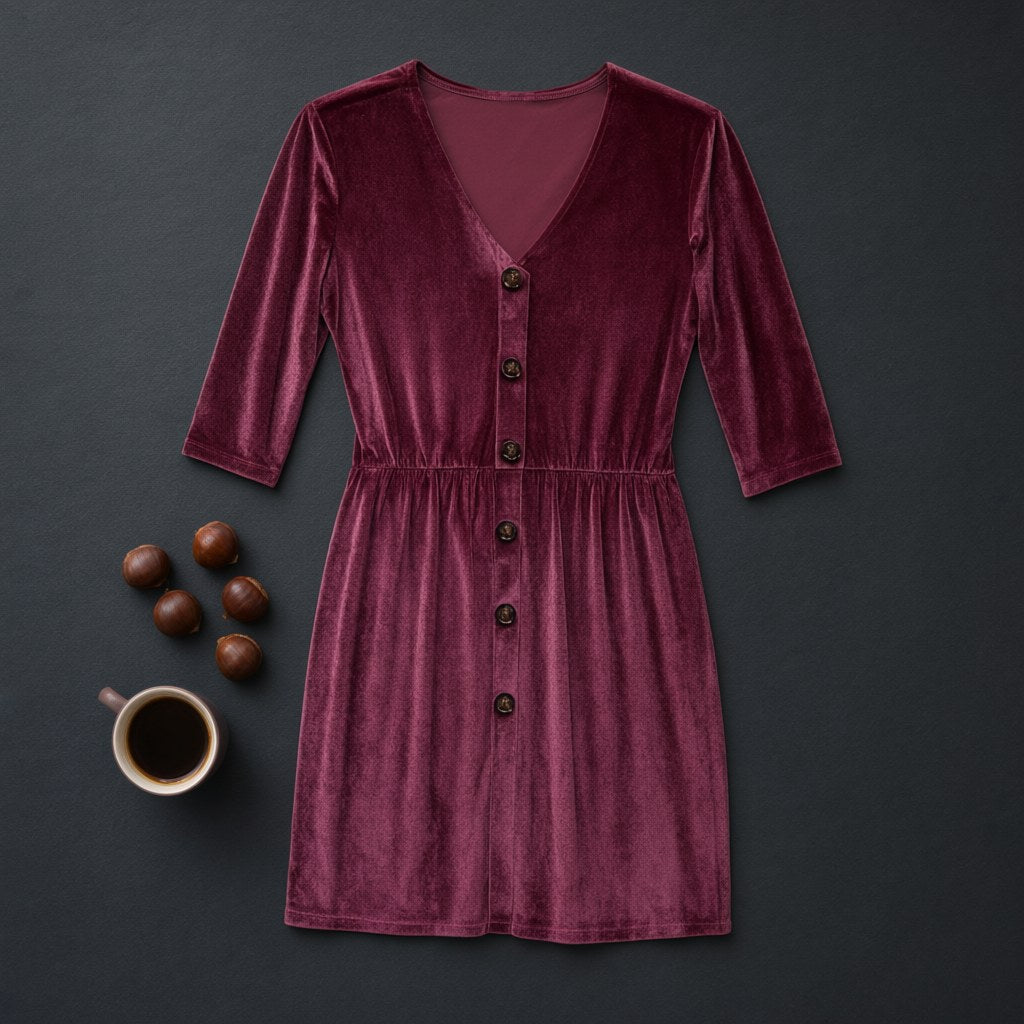 Vestido corto Gia desde arriba para mujer Angara Moda
