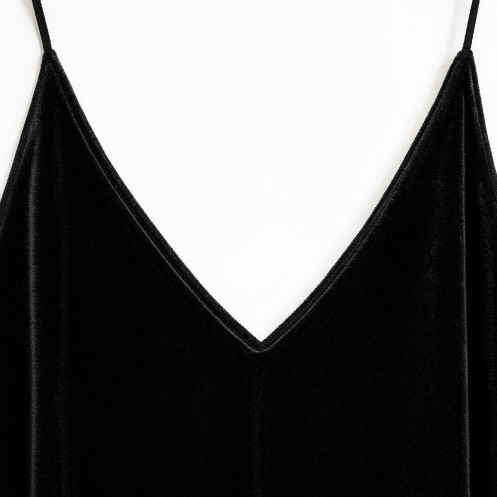 Detalle del tejido de Vestido corto Ika para mujer Angara Moda