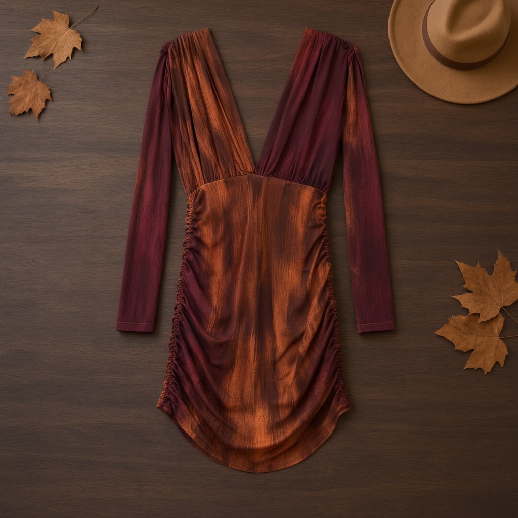 Vestido corto Xena desde arriba para mujer Angara Moda