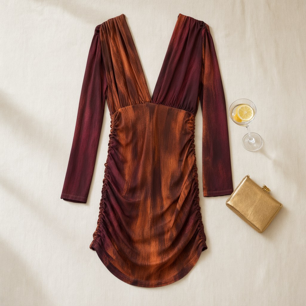 Vestido corto Xena desde arriba para mujer Angara Moda
