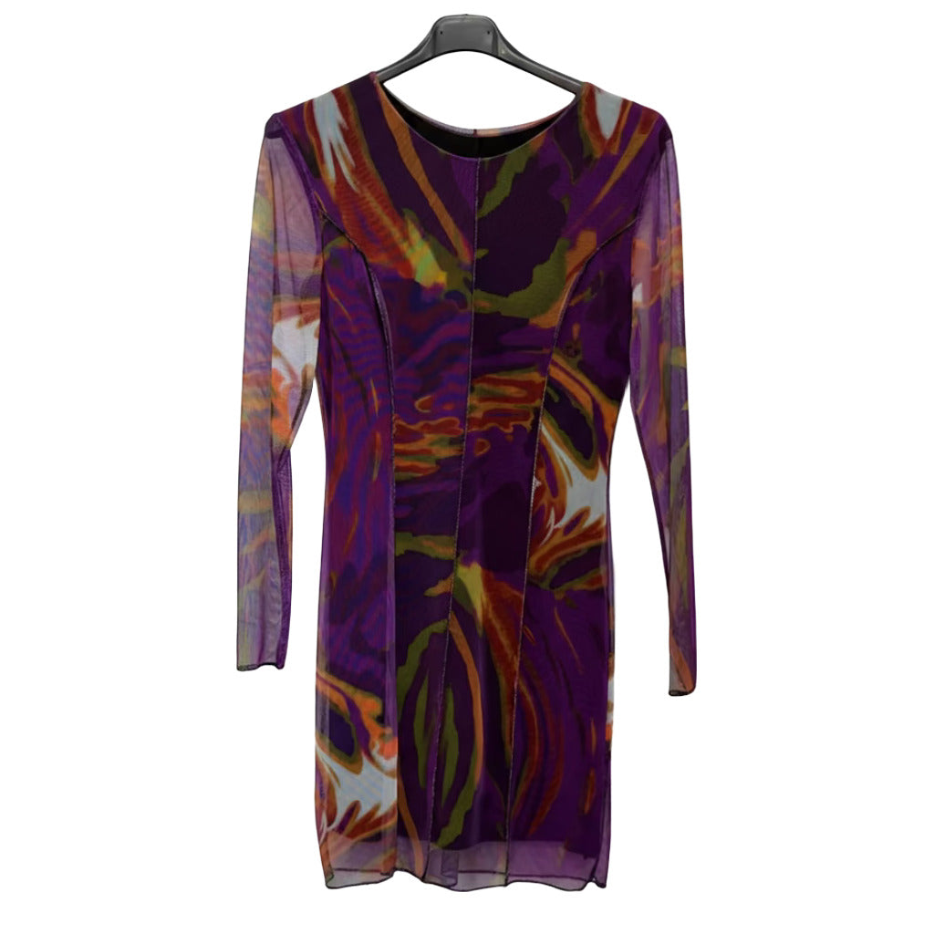 Vestido corto Yuna sobre fondo blanco para mujer Angara Moda